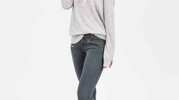 Cashmere V Insert Sweat