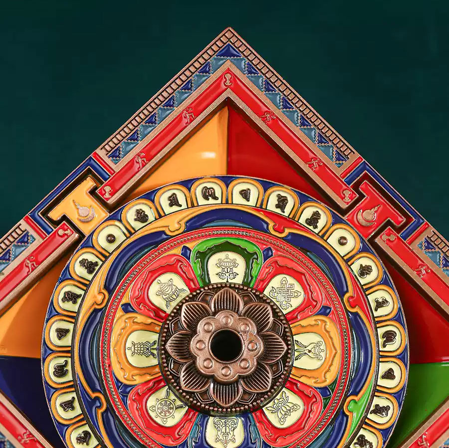 Colorful - Potala Tibetan Incense Burner / Holder - Image 4