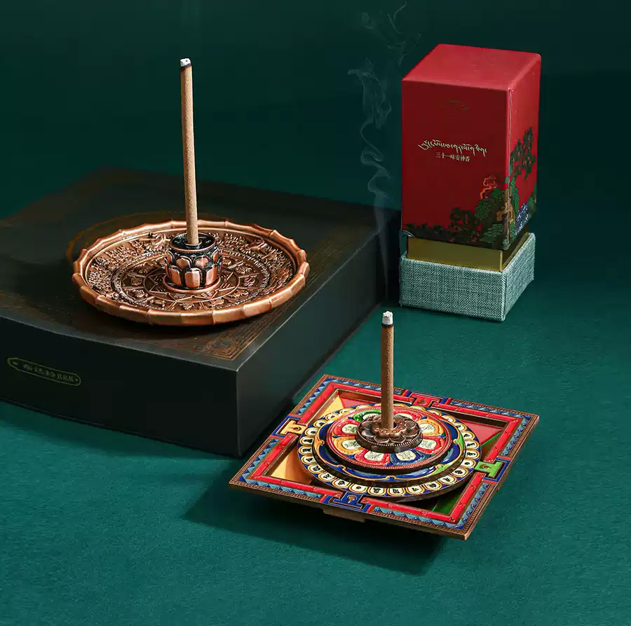 Colorful - Potala Tibetan Incense Burner / Holder - Image 2
