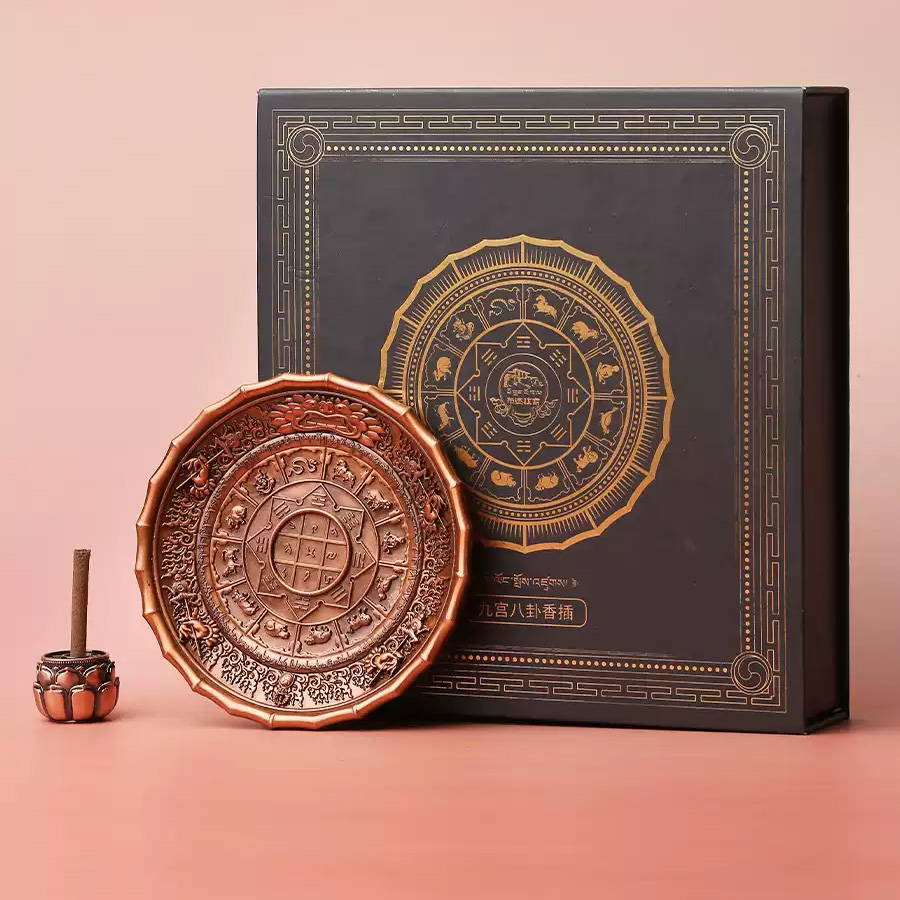 The Eight Trigrams - Potala Tibetan Incense Burner / Holder - Image 2
